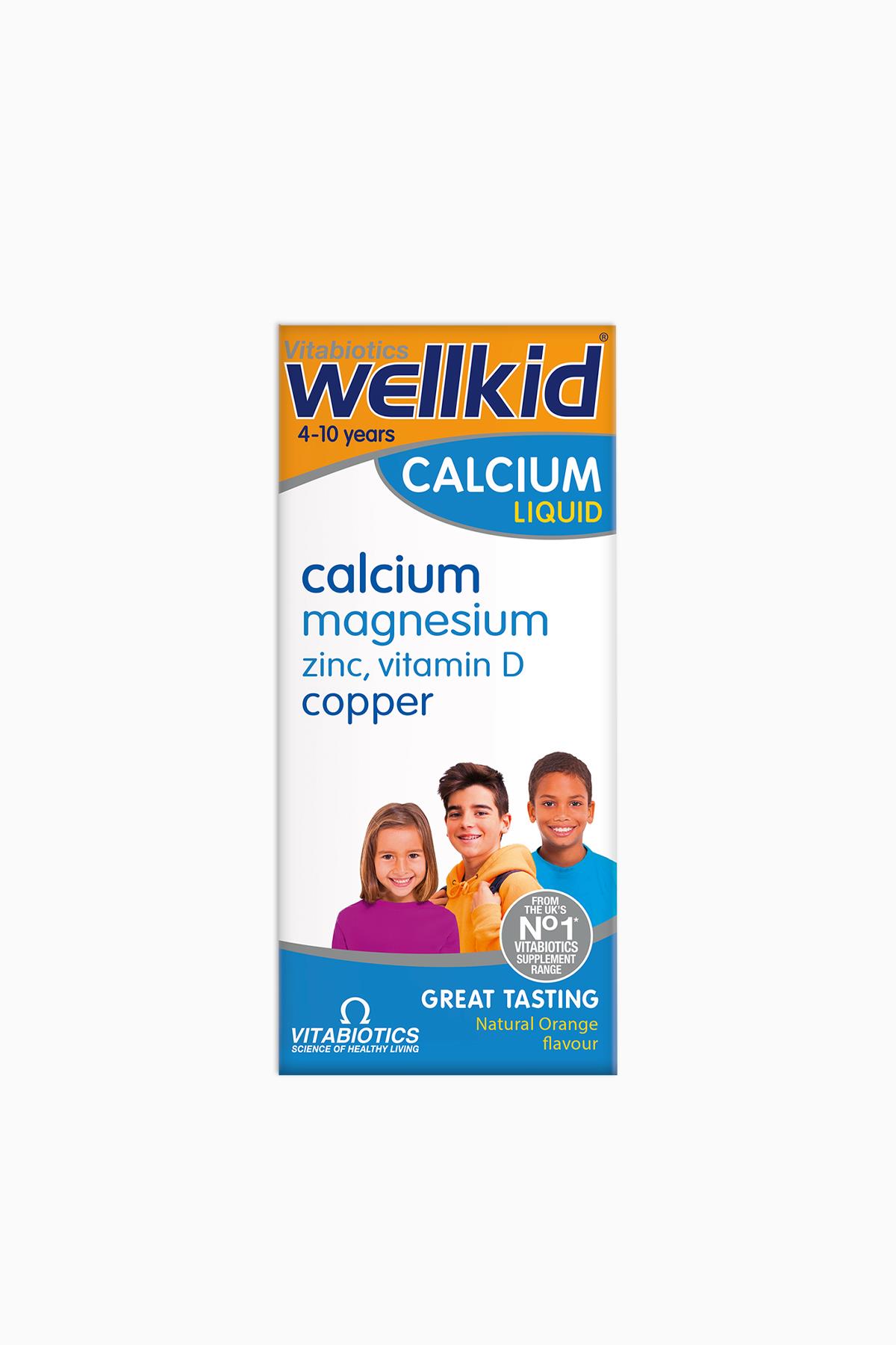 Wellkid Calcium Liquid Şurup 150 ml