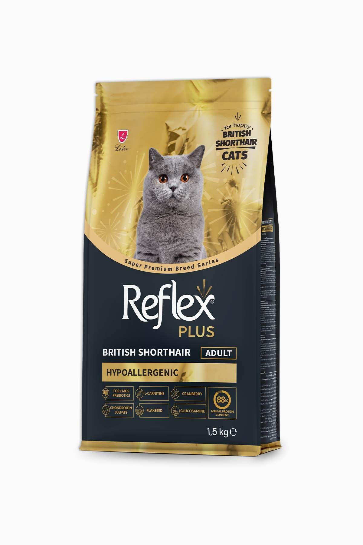 Reflex Plus British Shorthair Yetişkin Kedi Maması 1,5 Kg