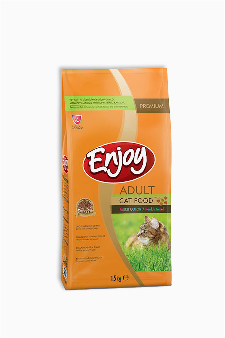 Enjoy Renkli Taneli Tavuklu Yetişkin Kedi Maması 15 Kg | Enjoy | Enjoy Renkli Taneli Tavuklu Yetişkin Kedi Maması 15 Kg