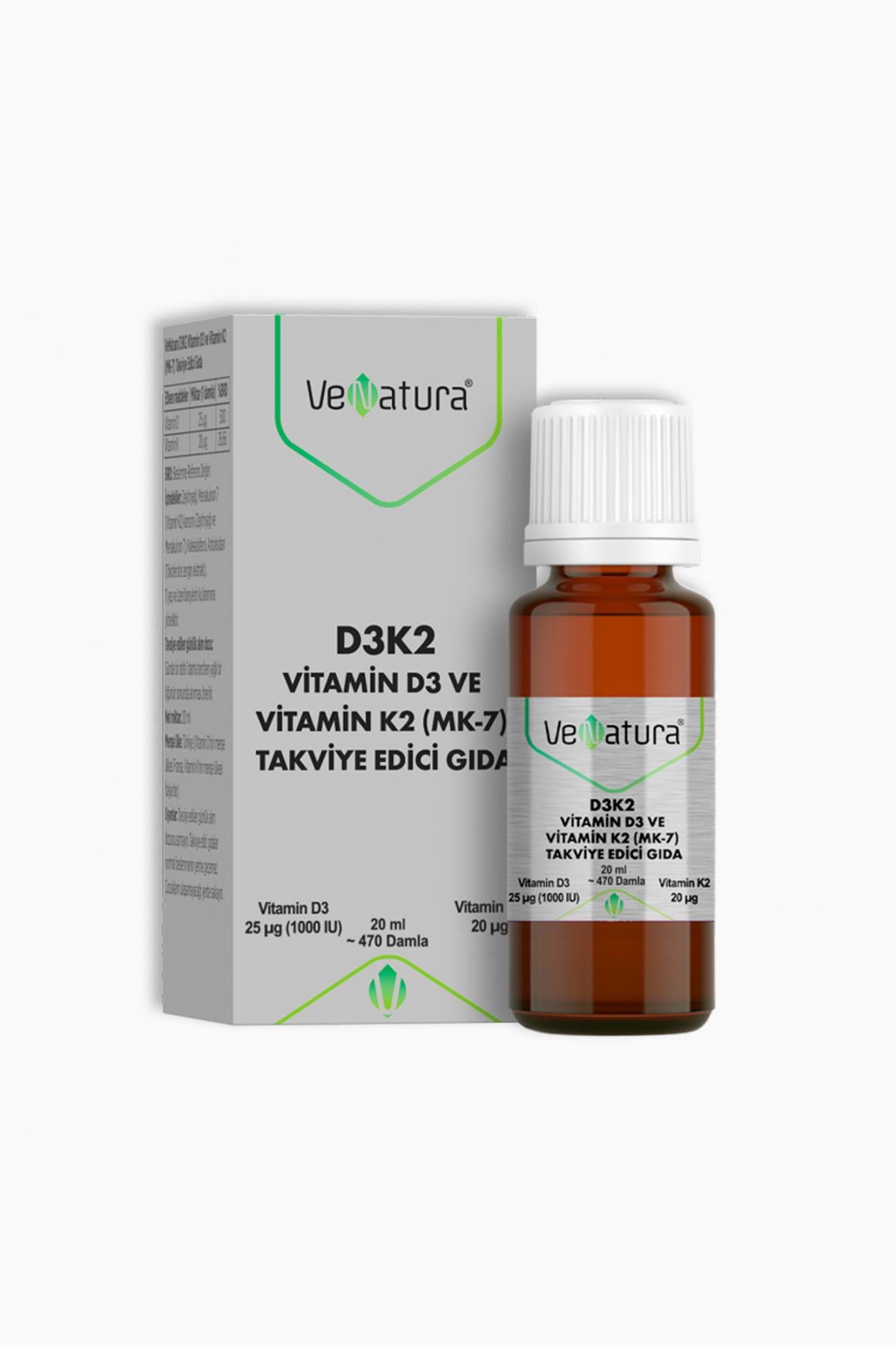 Venatura D3 K2 Damla 20 ml