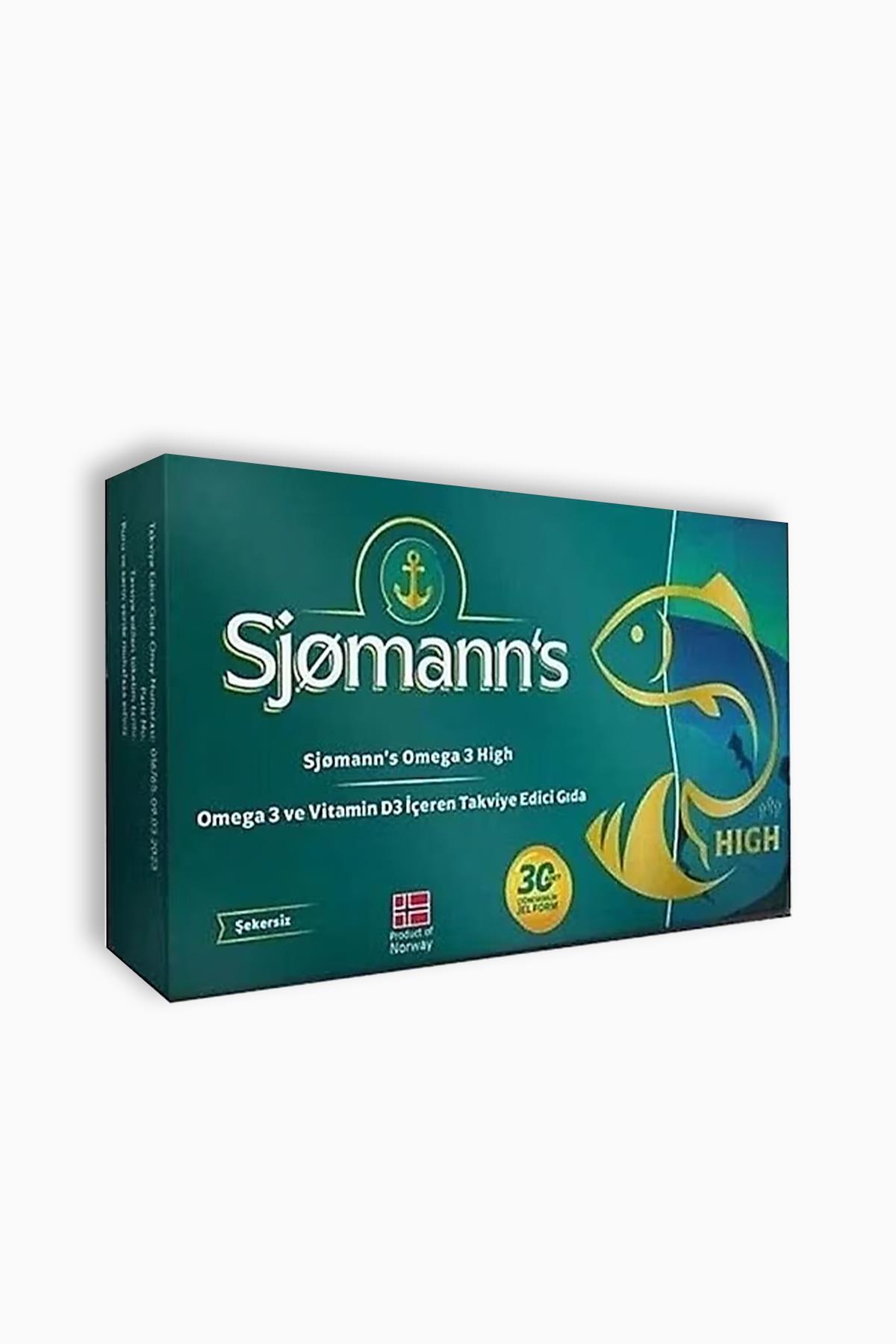 Sjomanns Omega-3 High 30 Çiğnenebilir Jel Tablet