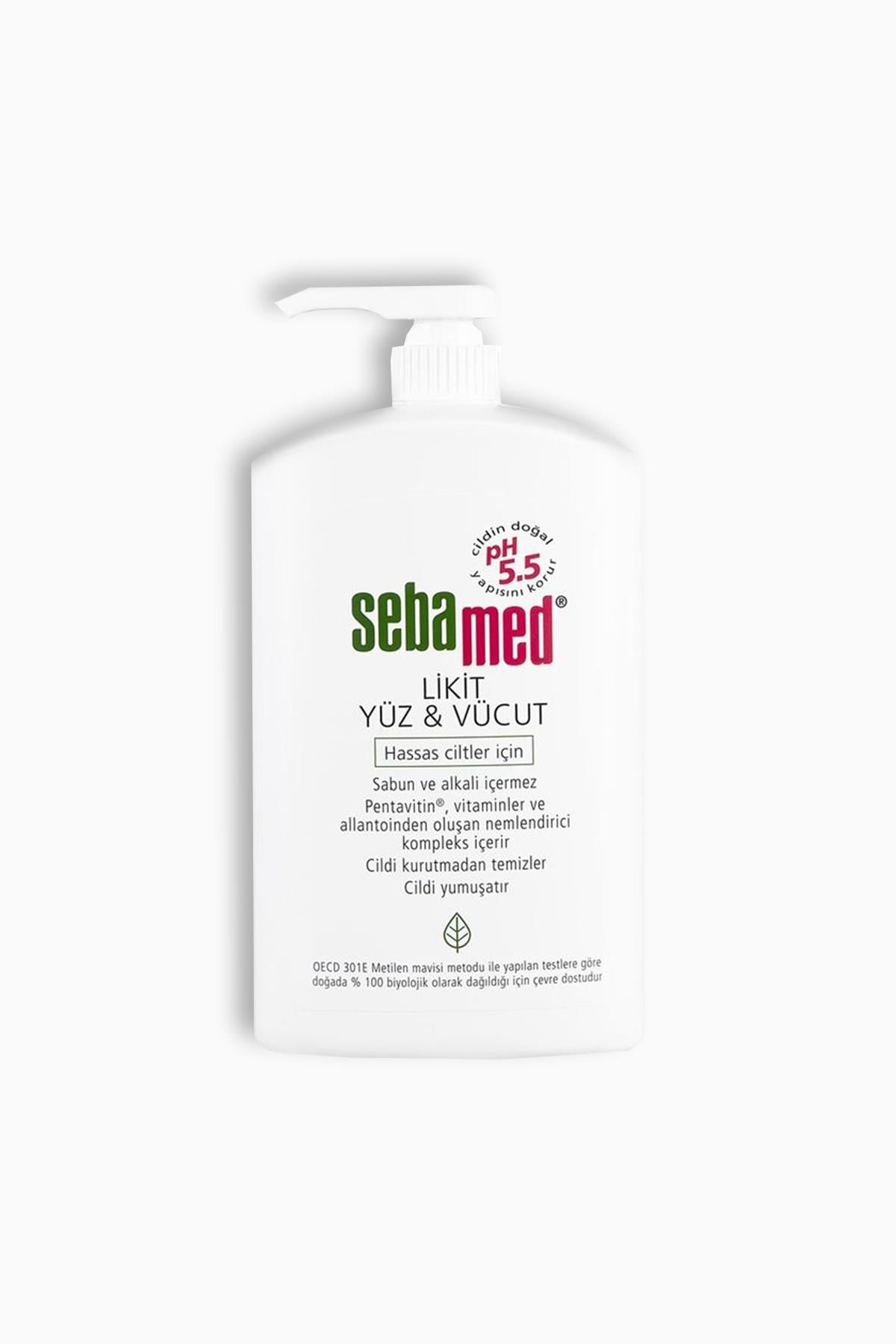 Sebamed Likit Liquid Face & Body Wash 1000 ml