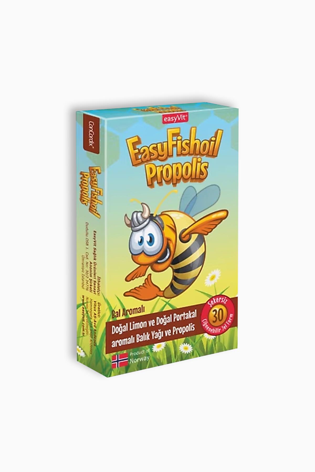 Easyfishoil Propolisli Omega 3 Jel Tablet 30lu
