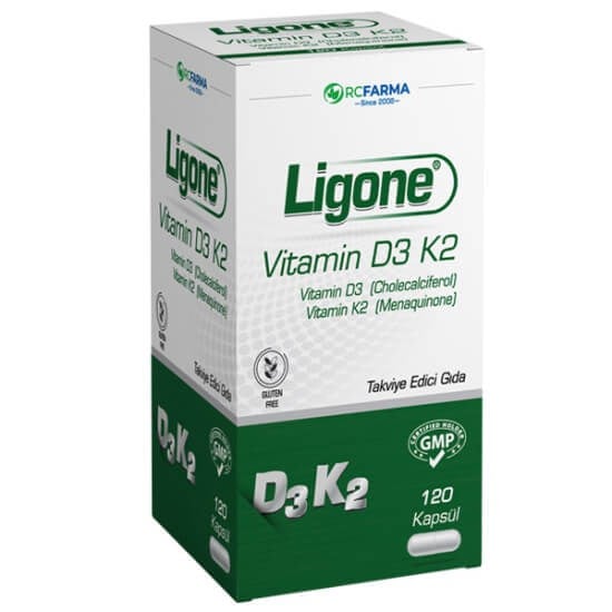 Ligone Vitamin D3 K2 120 Kapsül