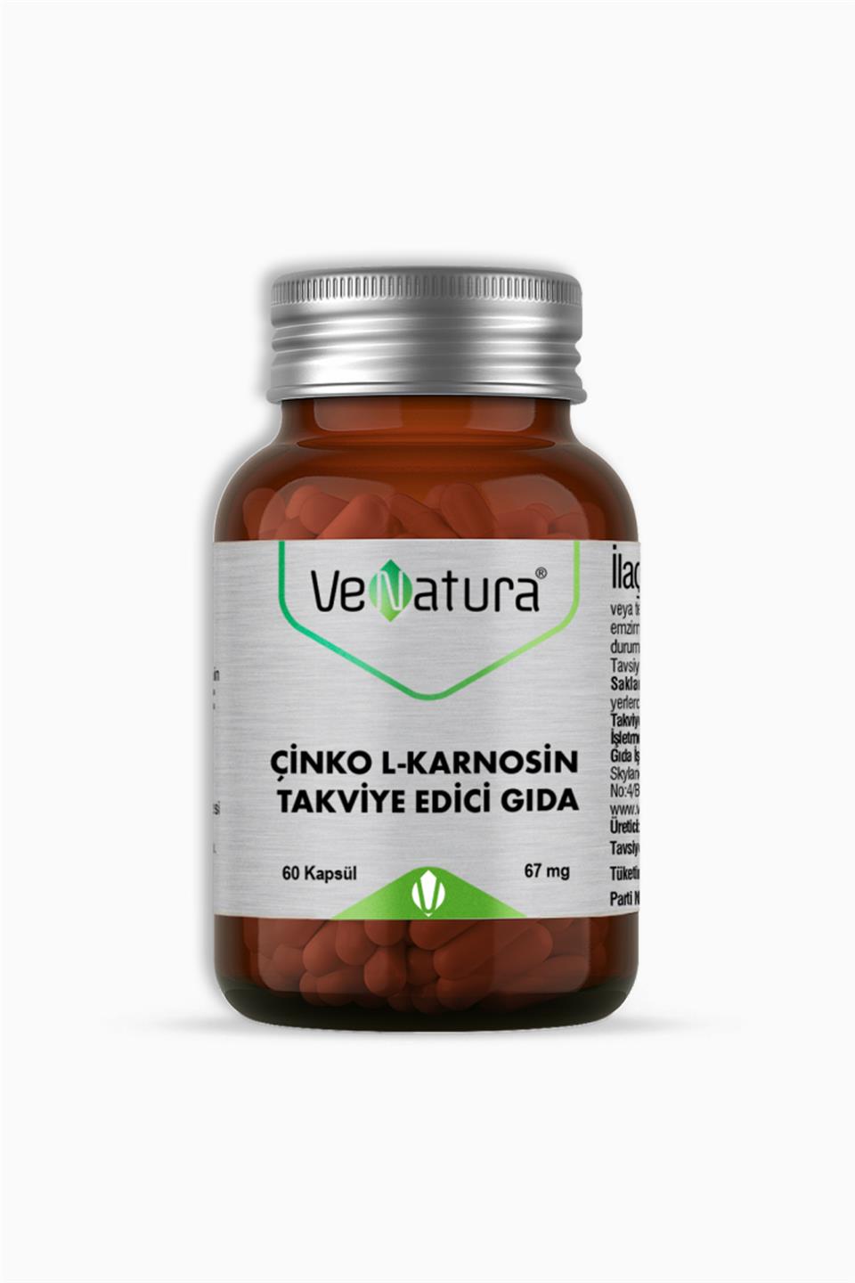 Venatura Çinko L-Karnosin 30 Kapsül