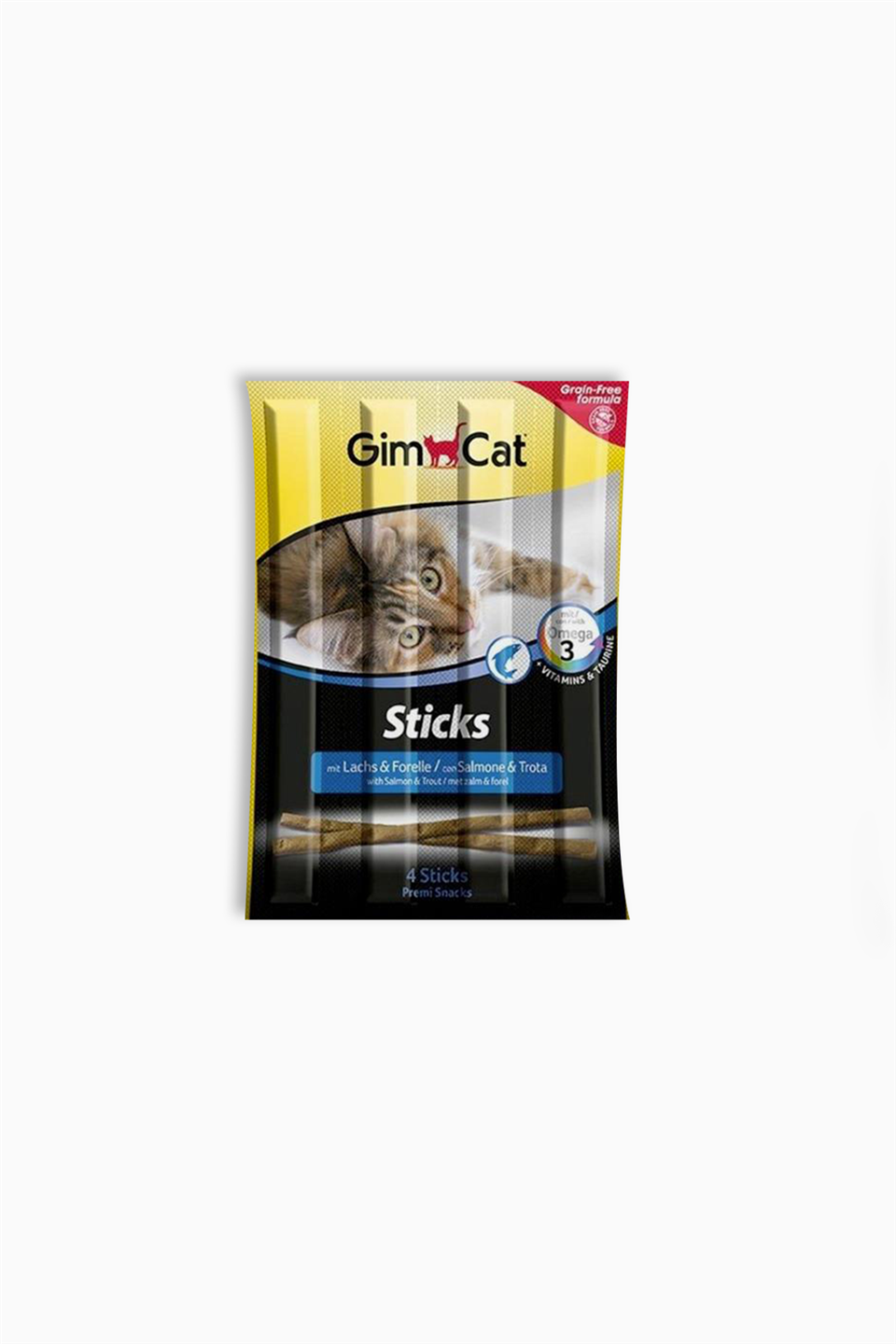 Gimcat Sticks Somon&Morina 4'Lü Çiğnenti 20Gr | Keypet | Gimcat Sticks Somon&Morina 4'Lü Çiğnenti 20Gr