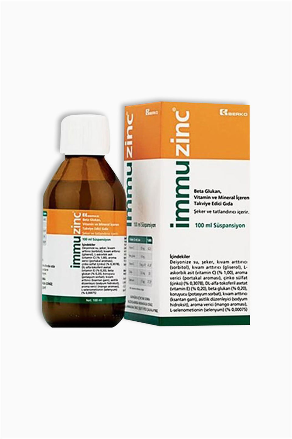 İmmuzinc Şurup 100 Ml | İmmuzinc | İmmuzinc Şurup 100 Ml