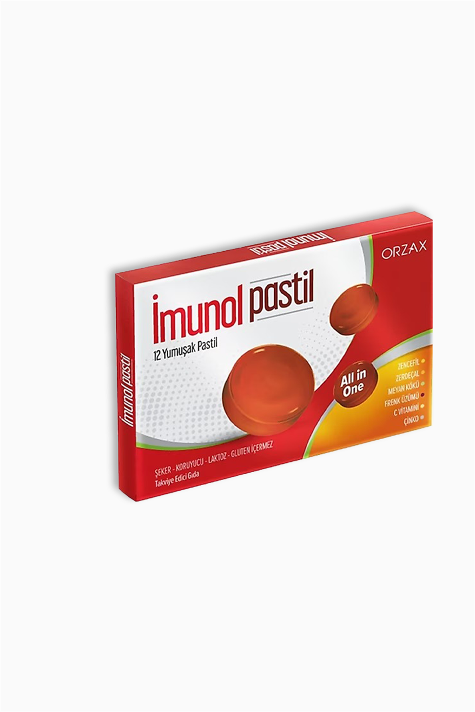 Imunol Soft Pastil 12'li | Orzax | Imunol Soft Pastil 12'li