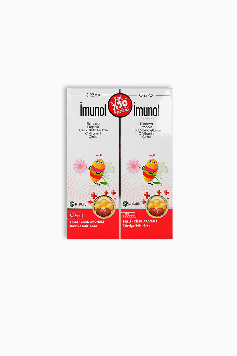 İmunol Şurup 150 ml - İkincisi %50 İndirimli | Orzax | İmunol Şurup 150 ml - İkincisi %50 İndirimli