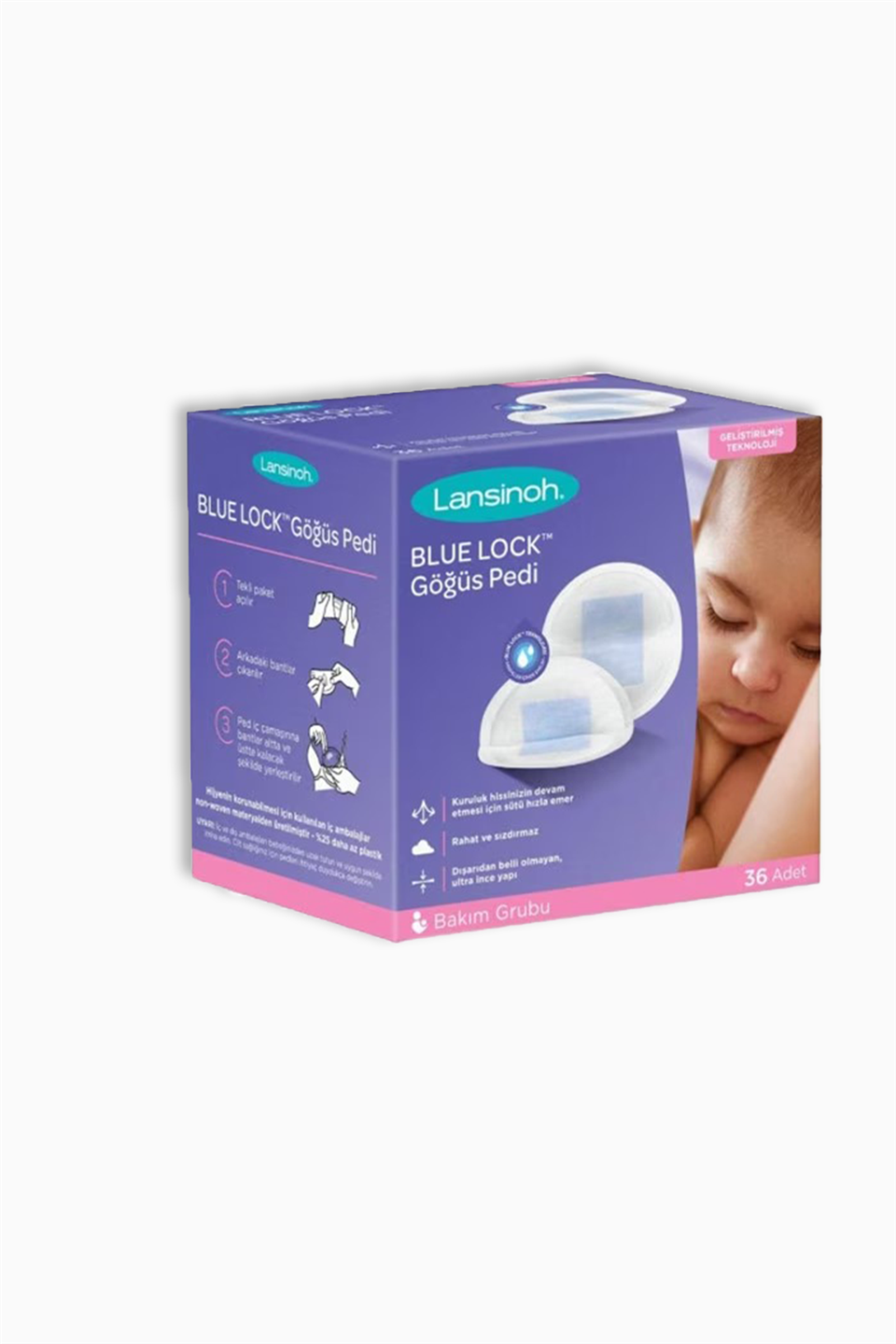 Lansinoh Blue Lock Göğüs Pedi 36'lı | Lansinoh | Lansinoh Blue Lock Göğüs Pedi 36'lı