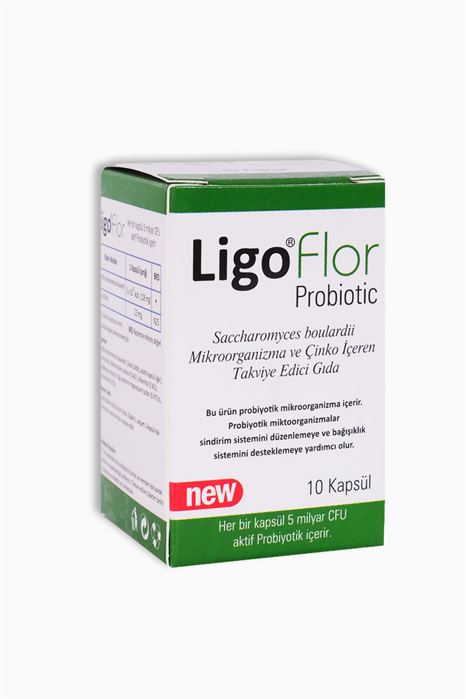 Ligoflor Probiotic 10 Kapsül | RC FARMA | Ligoflor Probiotic 10 Kapsül
