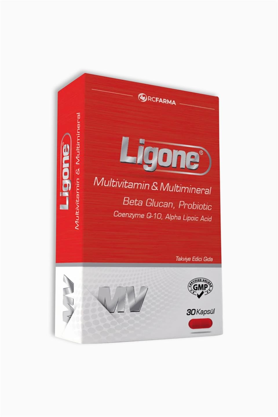 Ligone Beta Glucan Probiotic Multivitamin 30 Kapsül | RC FARMA | Ligone Beta Glucan Probiotic Multivitamin 30 Kapsül