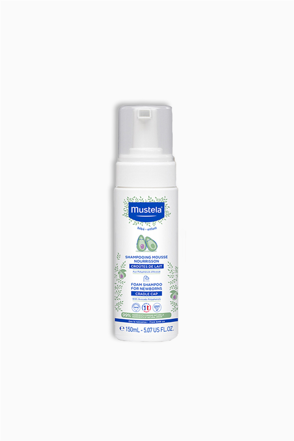 Mustela Foam Shampoo For Newborns Yenidoğan Köpük Şampuan  150 ml | Mustela | Mustela Foam Shampoo For Newborns 150 ml