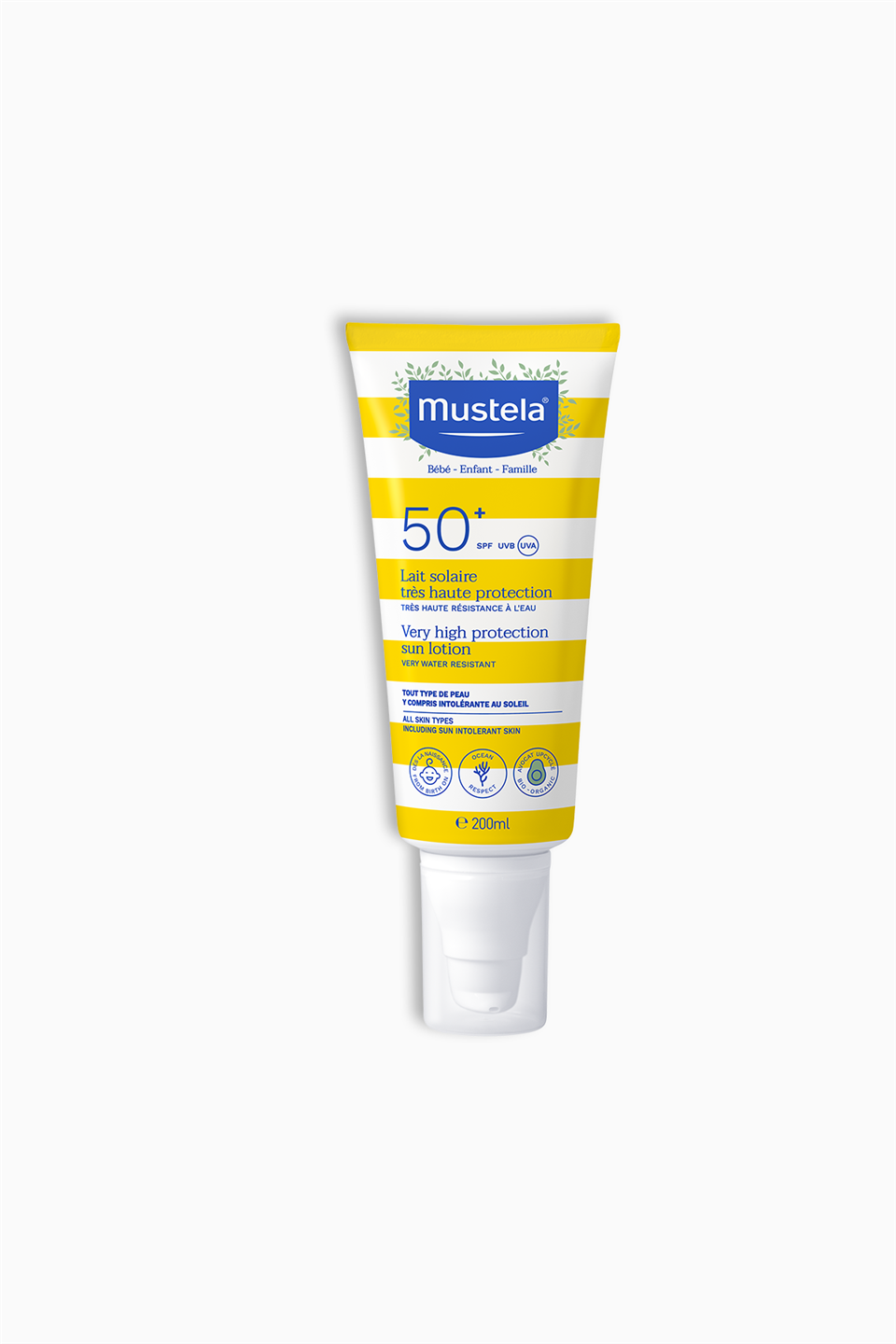 Mustela Yüksek Koruma Faktörlü Güneş Losyonu Tüm Aile İçin SPF50+ 200 ml | Mustela | Mustela Yüksek Koruma Faktörlü Güneş Losyonu Tüm Aile İçin SPF50+ 200 ml
