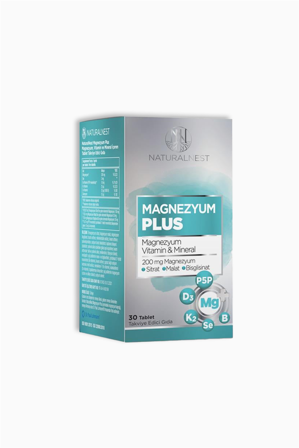 Natural Nest Magnezyum Plus 30 Tablet | Natural Nest | Natural Nest Magnezyum Plus 30 Tablet
