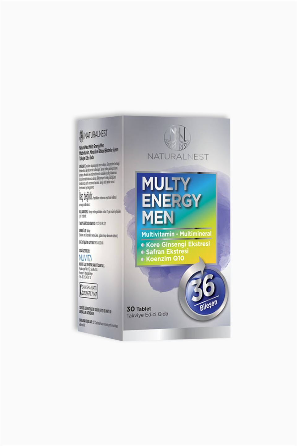 Naturalnest Multy Energy Men 30 Tablet | Natural Nest | Naturalnest Multy Energy Men 30 Tablet