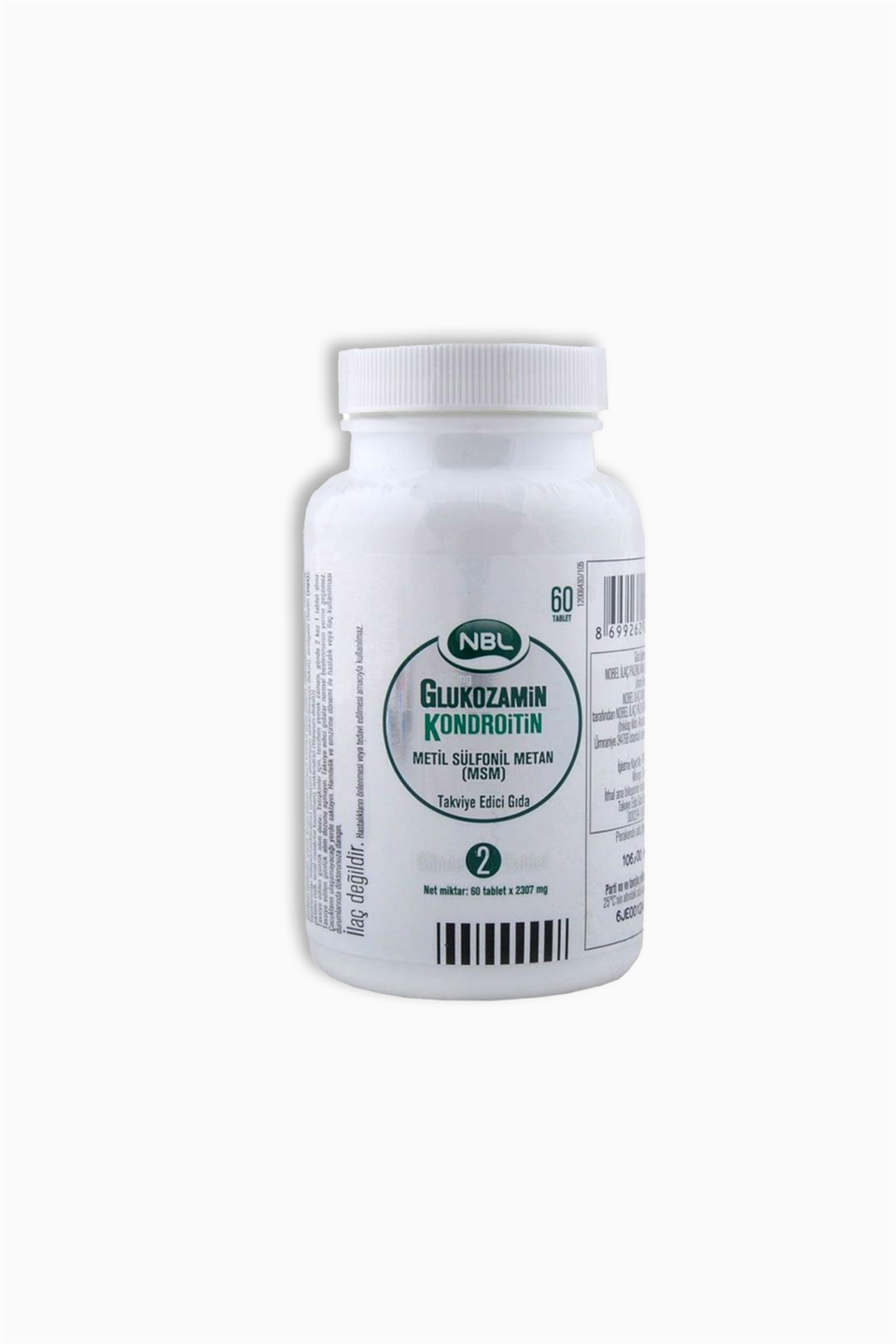 NBL Glukozamin Kondroitin MSM 60 Tablet | NBL | NBL Glukozamin Kondroitin MSM 60 Tablet