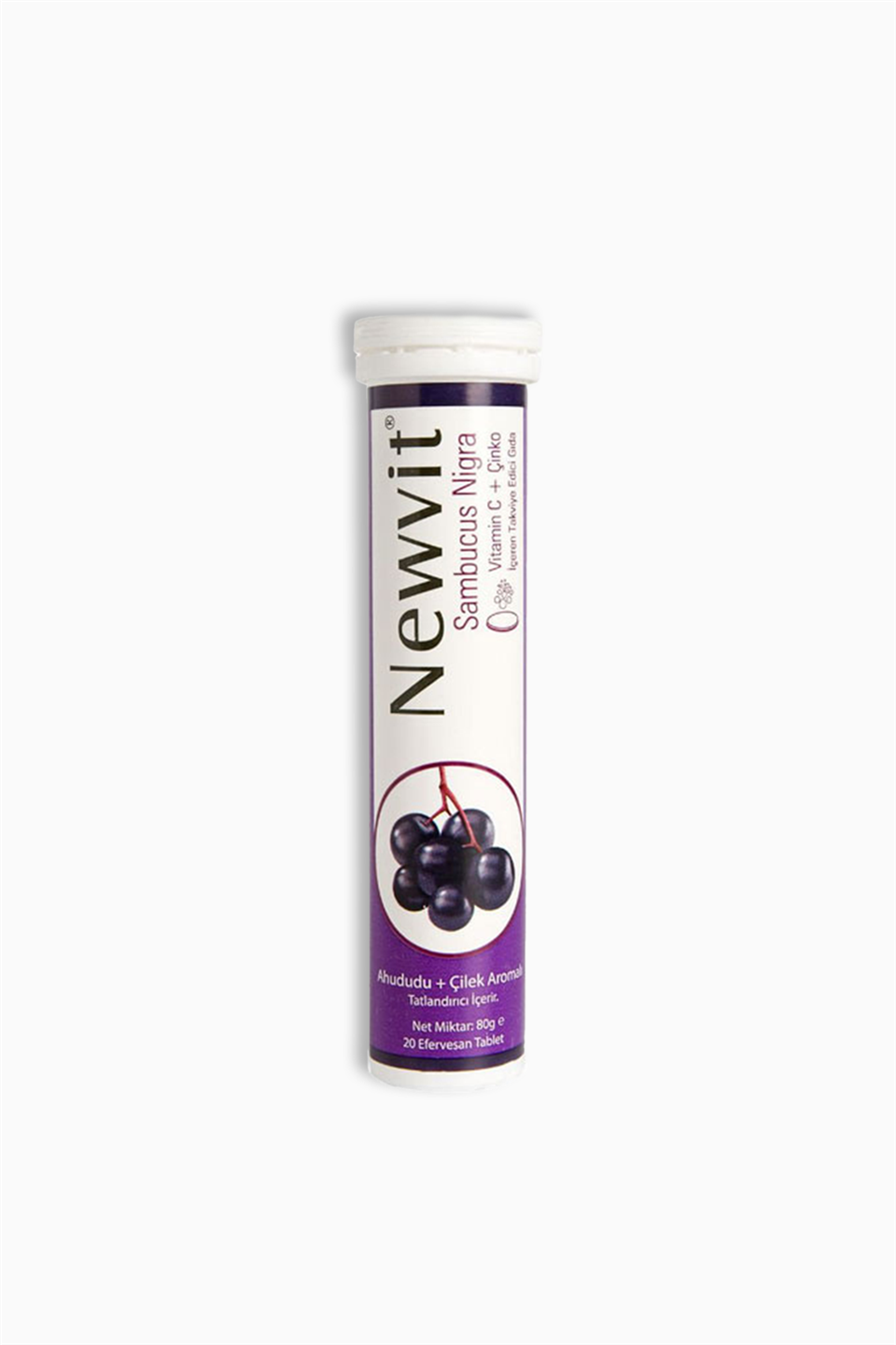 Newvit Sambucus Nigra 20 Efervesan Tablet | RC FARMA | Newvit Sambucus Nigra 20 Efervesan Tablet