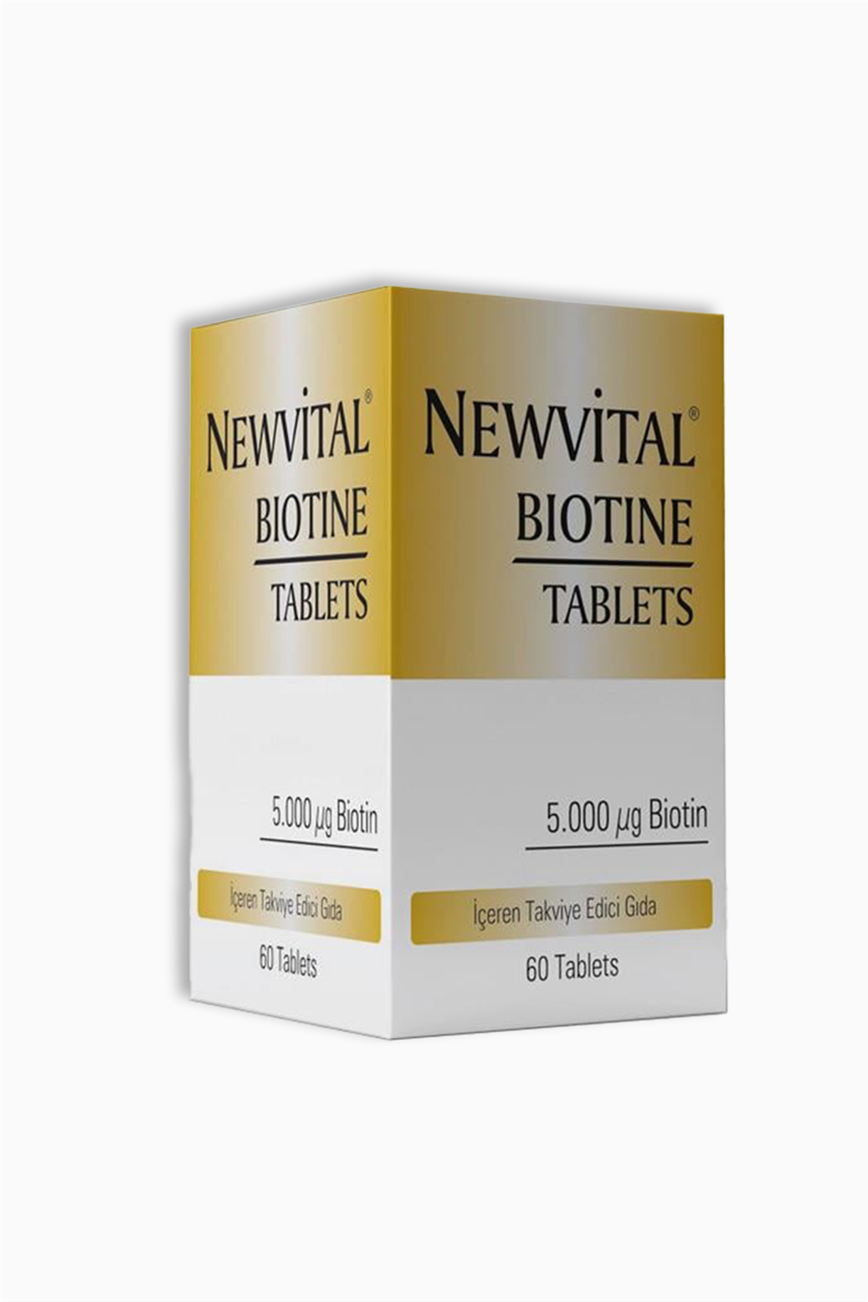Newvital Biotine 5000 mcg 60 Tablet | RC FARMA | Newvital Biotine 5000 mcg 60 Tablet