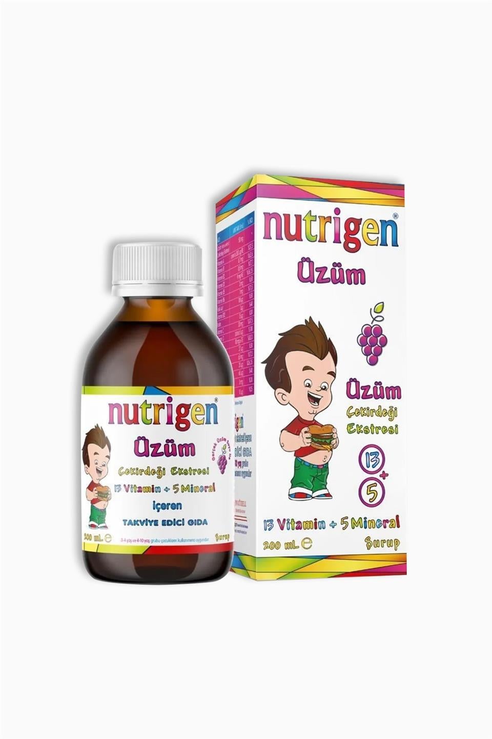 Nutrigen Üzüm Pediatrik Şurup 200 Ml | Nutrigen | Nutrigen Üzüm Pediatrik Şurup 200 Ml