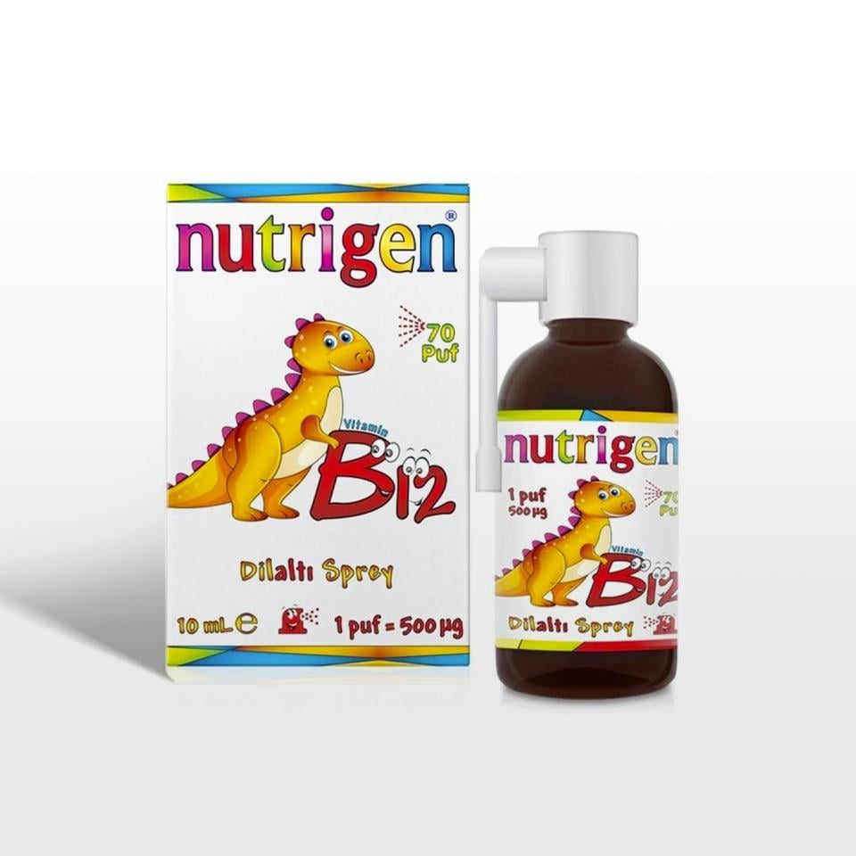 Nutrigen Vitamin B12 500 mcg Dilaltı Sprey 10 ml | Nutrigen | Nutrigen Vitamin B12 500 mcg Dilaltı Sprey 10 ml