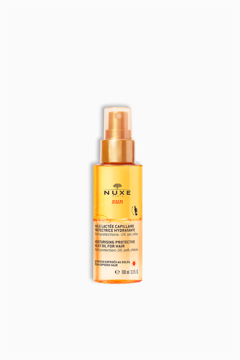 Nuxe Sun Moisturising Protective Milky Oil For Hair 100 Ml | Nuxe | Nuxe Sun Moisturising Protective Milky Oil For Hair 100 Ml