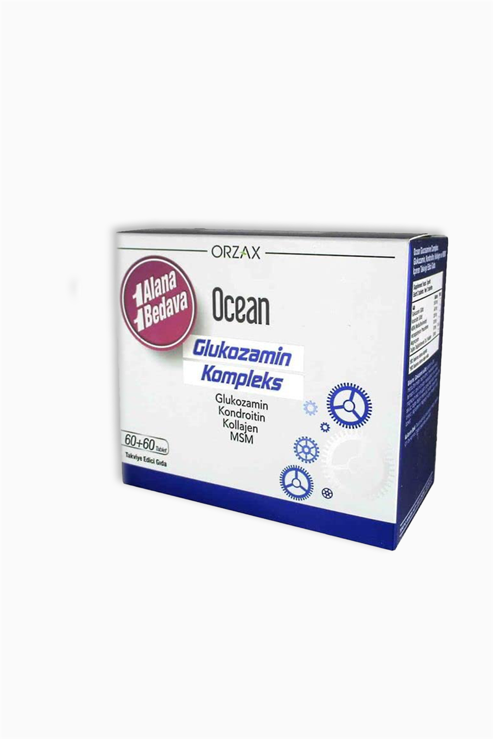 Ocean Glukozamin Kompleks 60 Tablet 1 Alana 1 Bedava | Orzax | Ocean Glukozamin Kompleks 60 Tablet 1 Alana 1 Bedava
