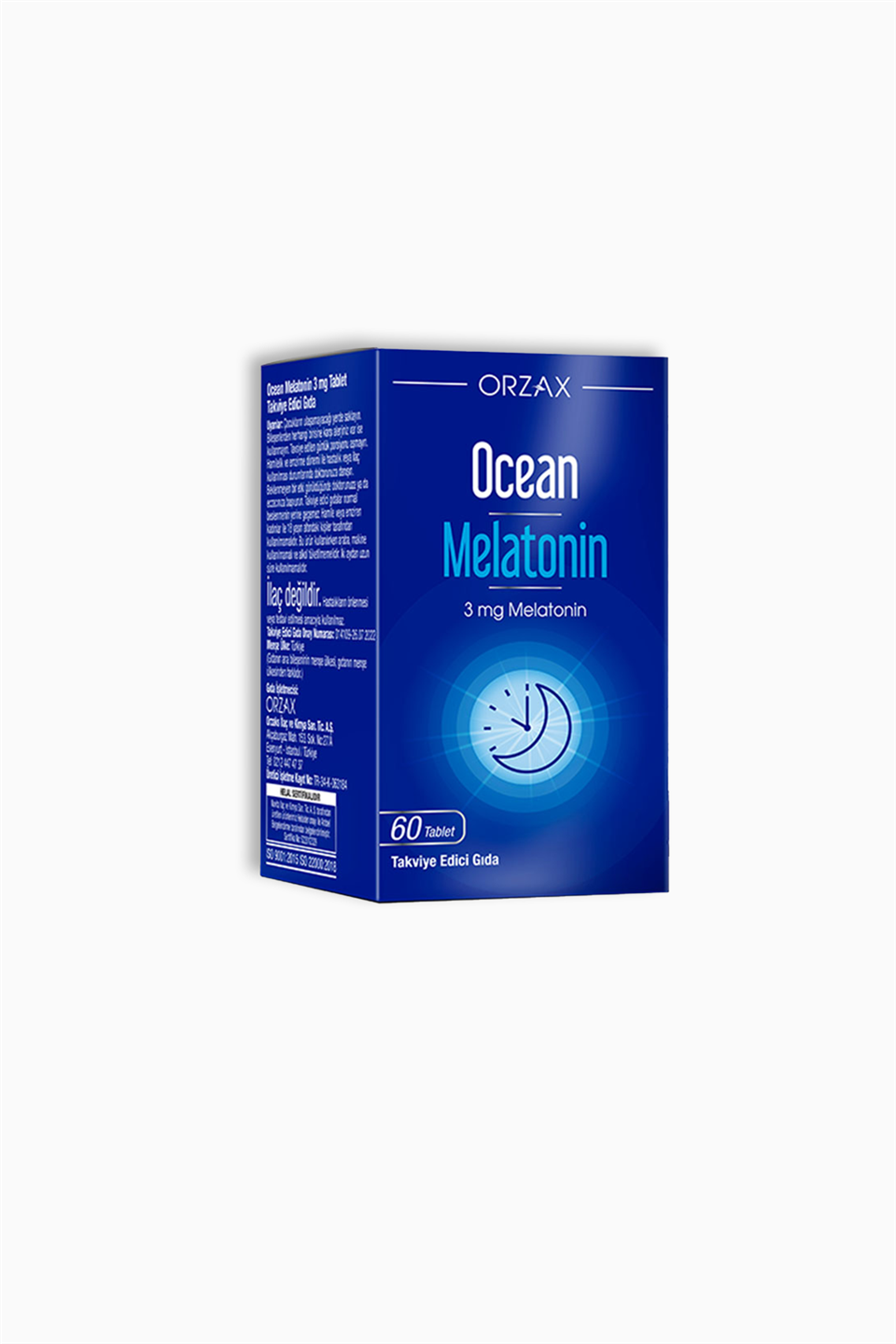 Ocean Melatonin 3 Mg 60 Tablet | Orzax | Ocean Melatonin 3 Mg 60 Tablet