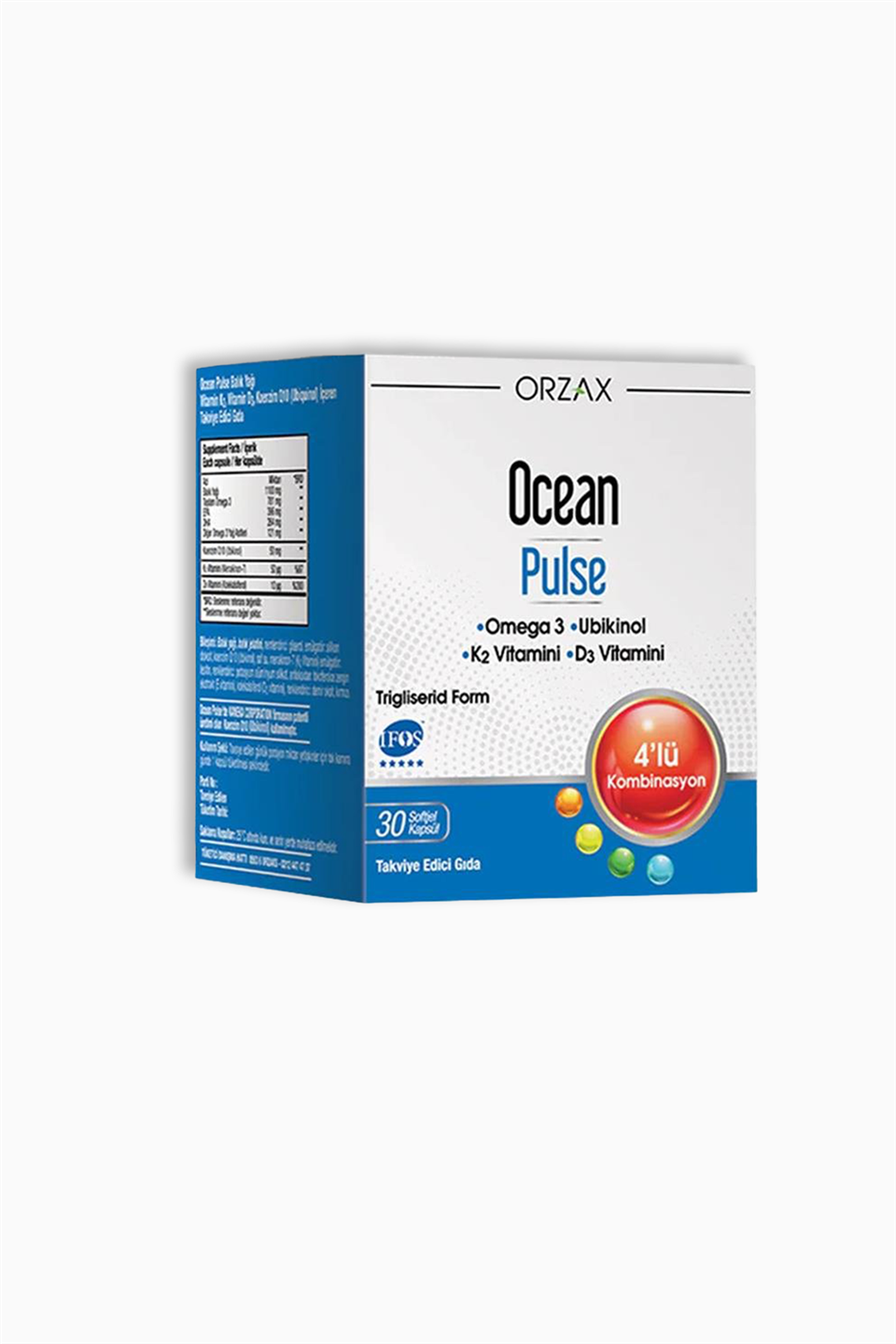 Ocean Pulse 30 Kapsül | Orzax | Ocean Pulse 30 Kapsül
