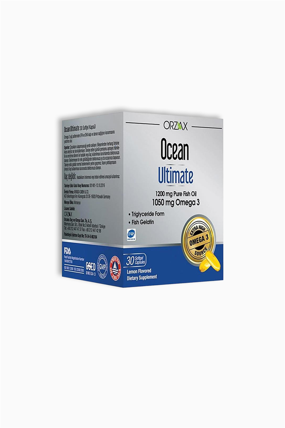 Ocean Ultimate 30 Kapsül | Orzax | Ocean Ultimate 30 Kapsül