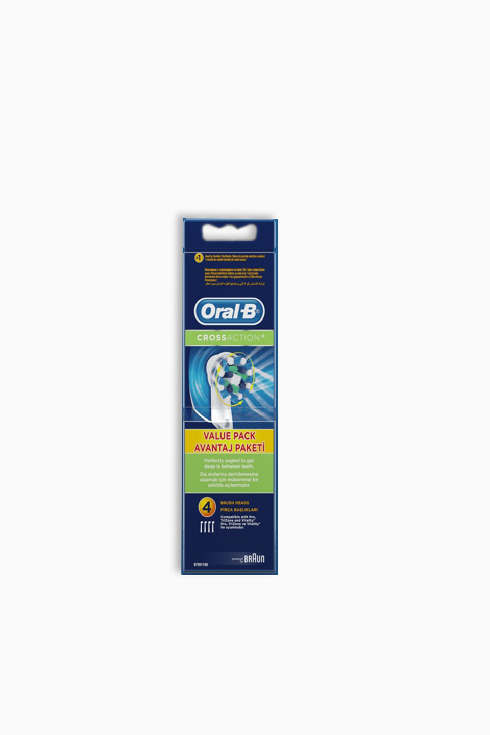Oral-B Cross Action Diş Fırçası Yedek Başlığı 2'Li | Oral-B | Oral-B Cross Action Diş Fırçası Yedek Başlığı 2'Li