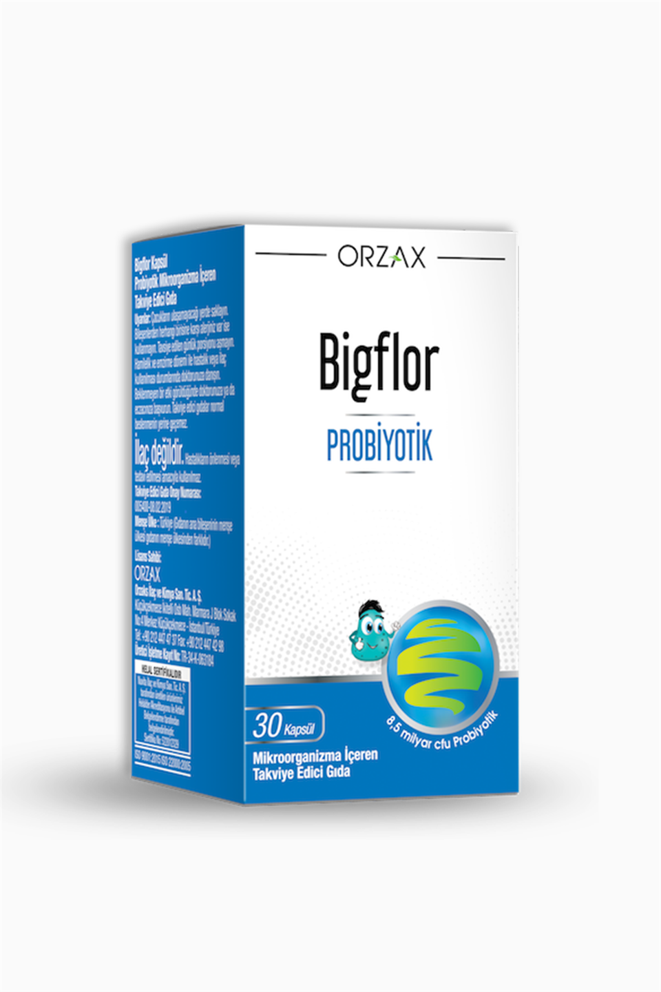 Orzax Bigflor Probiyotik 30 Kapsül | Orzax | Orzax Bigflor Probiyotik 30 Kapsül