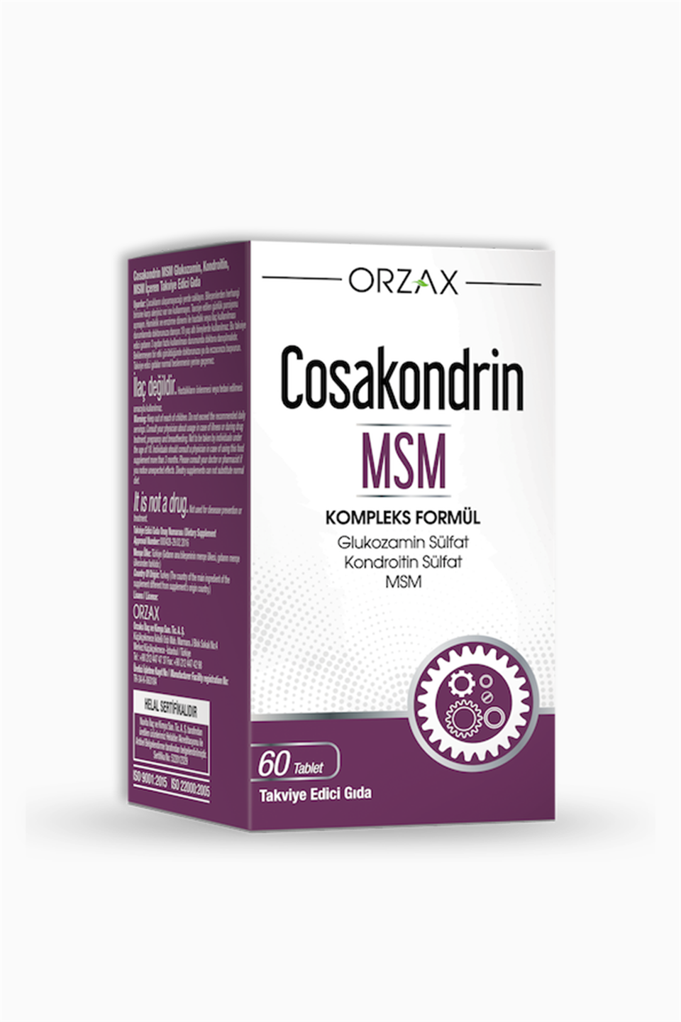 Orzax Cosakondrin MSM 60 Tablet | Orzax | Orzax Cosakondrin MSM 60 Tablet