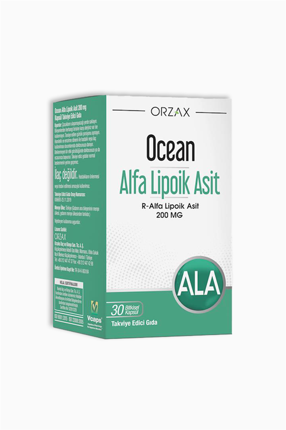 Orzax Ocean Alfa Lipoik Asit 200 mg 30 Tablet | Orzax | Orzax Ocean Alfa Lipoik Asit 200 mg 30 Tablet