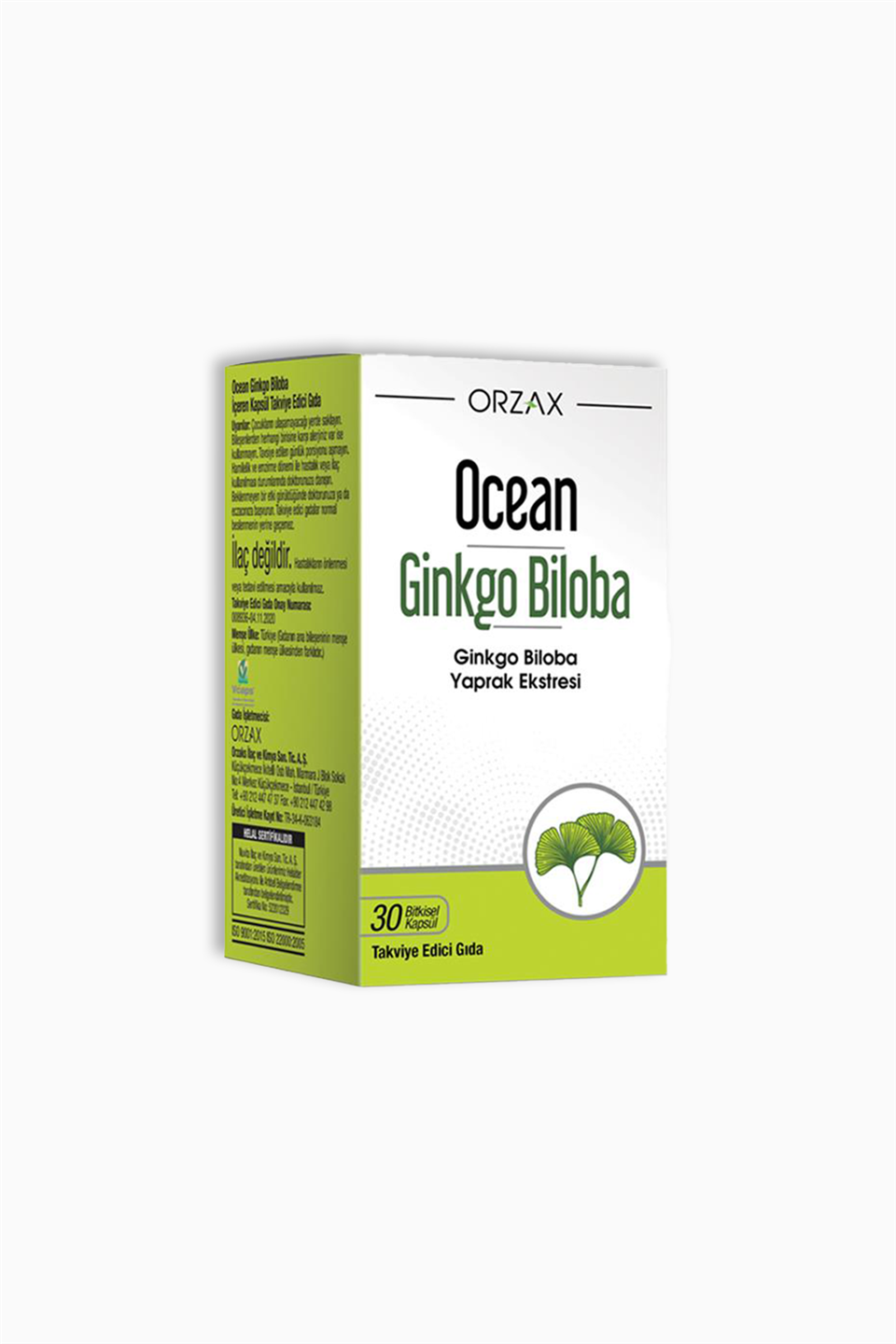 Orzax Ocean Ginkgo Biloba 30 Kapsül | Orzax | Orzax Ocean Ginkgo Biloba 30 Kapsül
