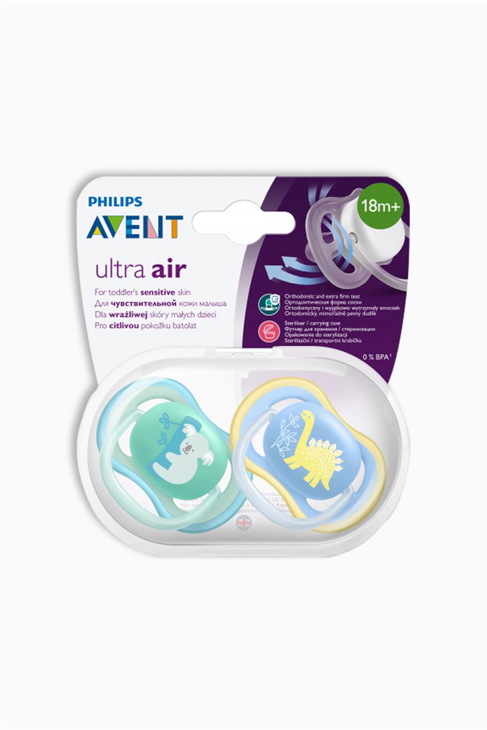 Philips Avent SCF349/11 Ultra Air 18 Ay+ Emzik Erkek 2'li | Philips Avent | Philips Avent SCF349/11 Ultra Air 18 Ay+ Emzik Erkek 2'li