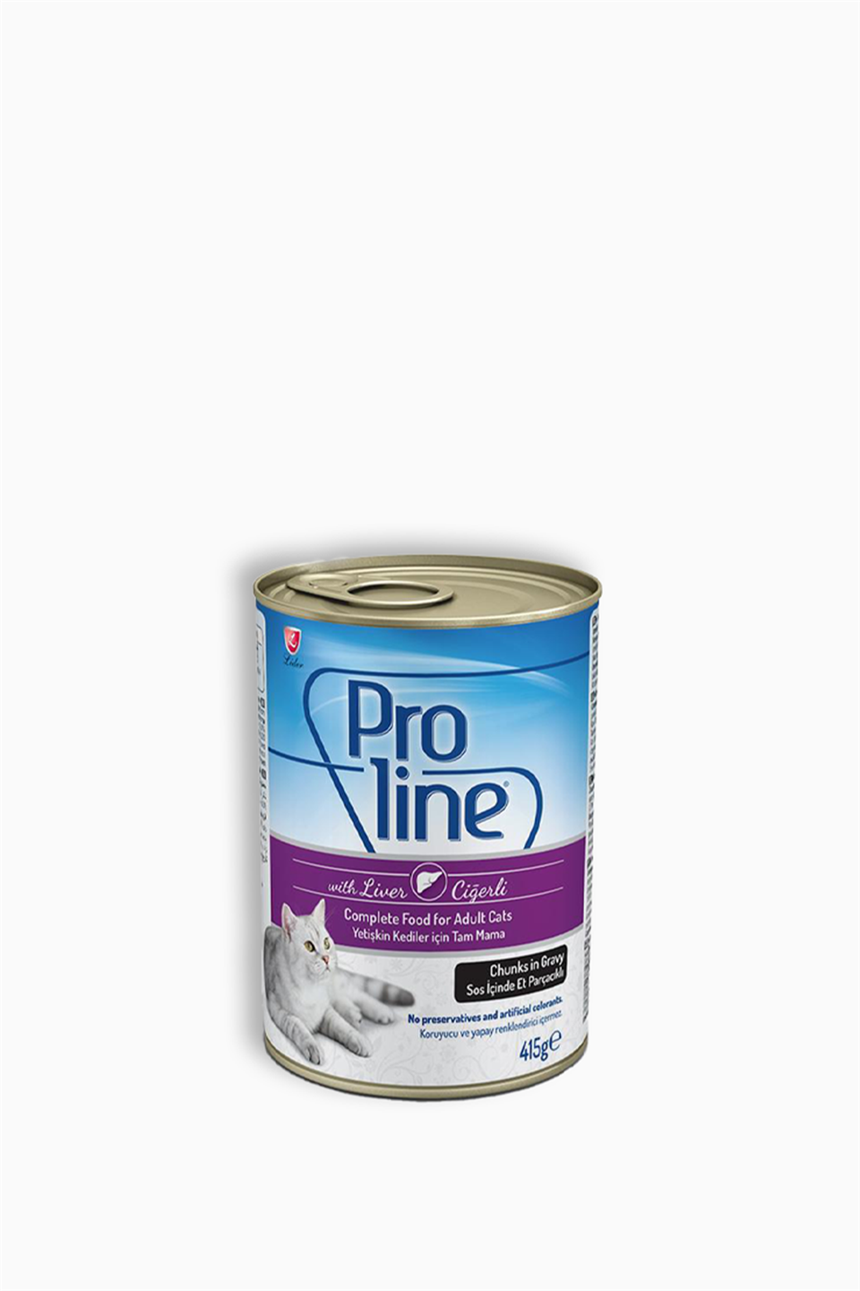 Proline Ciğerli Soslu Konserve Kedi Maması 415 Gr | Proline | Proline Ciğerli Soslu Konserve Kedi Maması 415 Gr