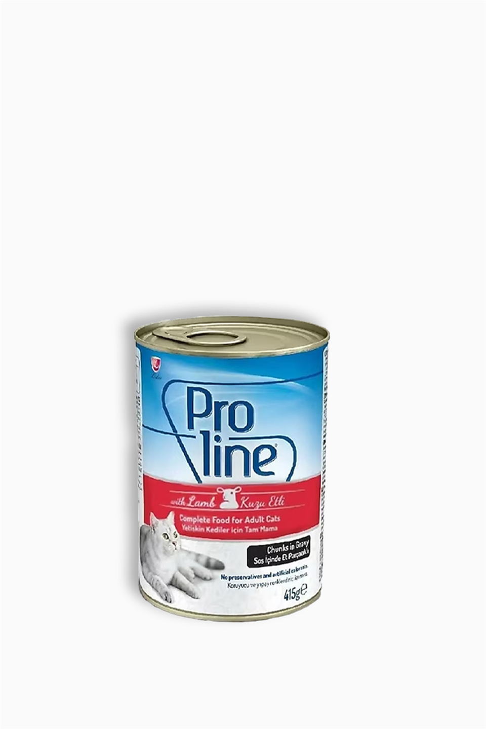 Proline Kuzu Etli Soslu Konserve Kedi Maması 415 Gr | Proline | Proline Kuzu Etli Soslu Konserve Kedi Maması 415 Gr