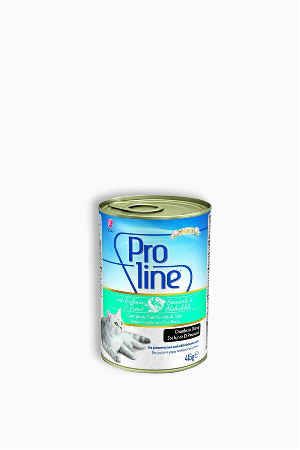 Proline Somonlu /Alabalıklı Gravy Kedi Konserve 415 Gr | Proline | Proline Somonlu /Alabalıklı Gravy Kedi Konserve 415 Gr