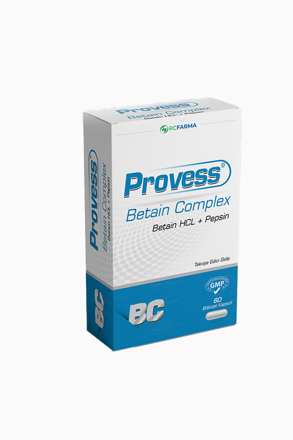 Provess Betain 60 Kapsül | RC FARMA | Provess Betain 60 Kapsül