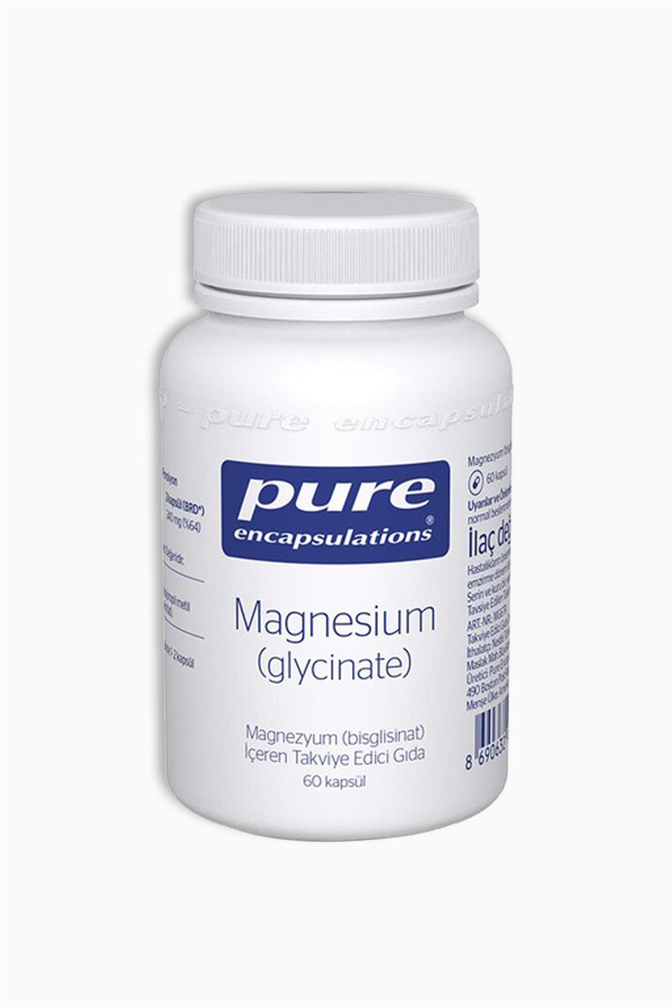 Pure Encapsulations Magnesium Glycinate 60 Kapsül | Pure Encapsulations | Pure Encapsulations Magnesium Glycinate 60 Kapsül