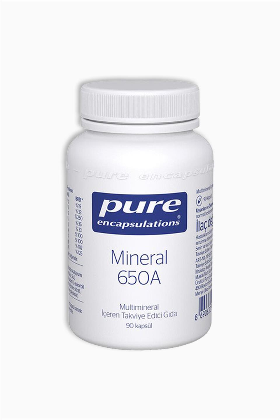 Pure Encapsulations Mineral 650A 90 Kapsül | Pure Encapsulations | Pure Encapsulations Mineral 650A 90 Kapsül