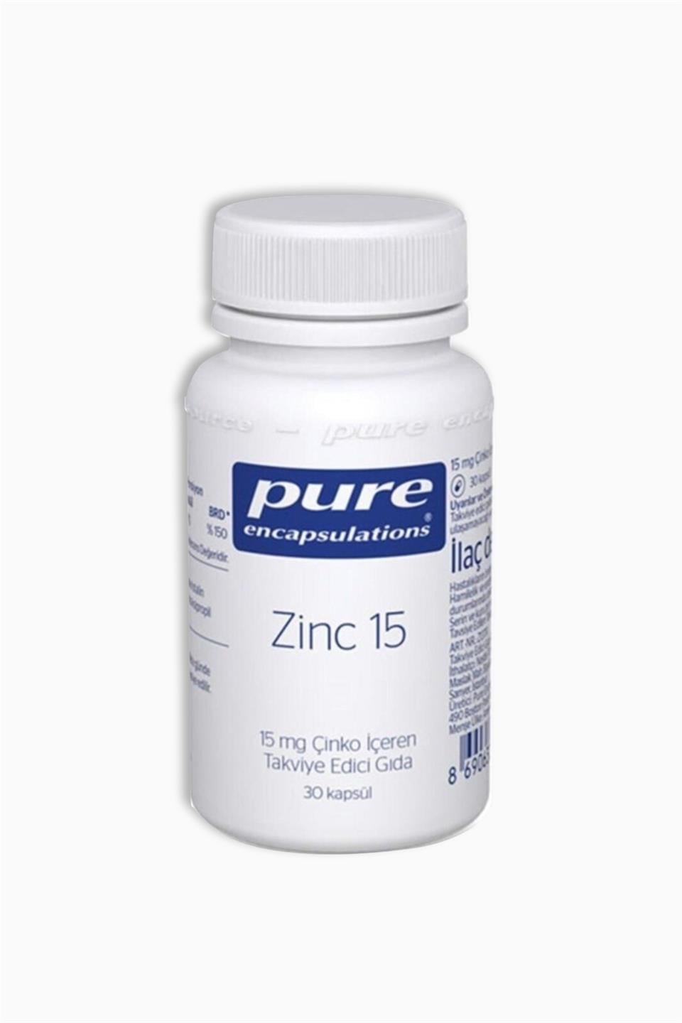 Pure Encapsulations Zinc 15 Mg 30 Kapsül | Pure Encapsulations | Pure Encapsulations Zinc 15 Mg 30 Kapsül