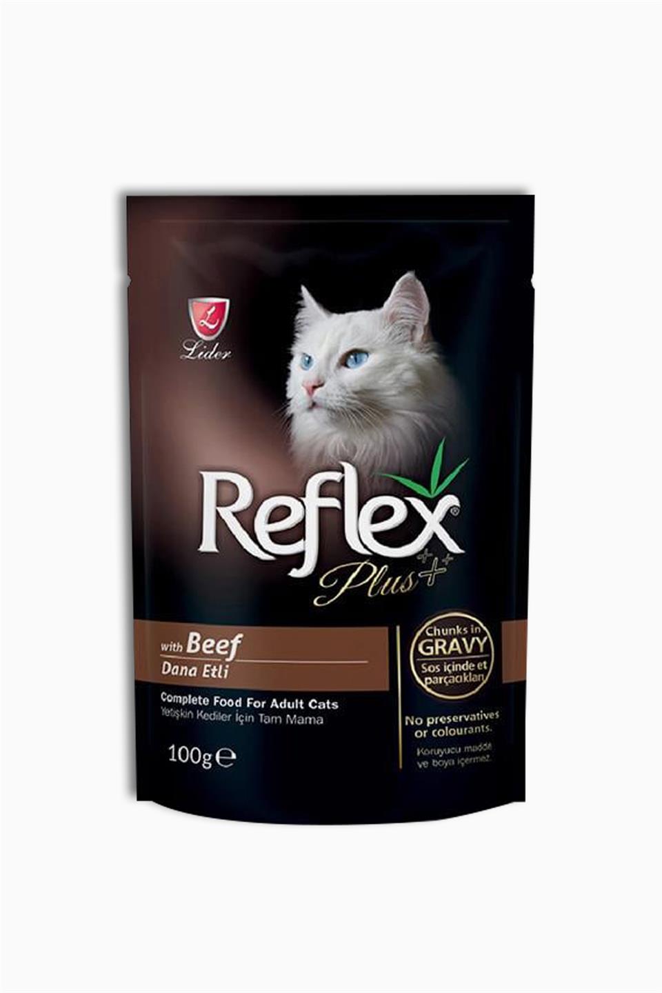 Reflex Biftekli&Soslu Pouch Jelly Kedi Konserve 100 Gr | Reflex | Reflex Biftekli&Soslu Pouch Jelly Kedi Konserve 100 Gr