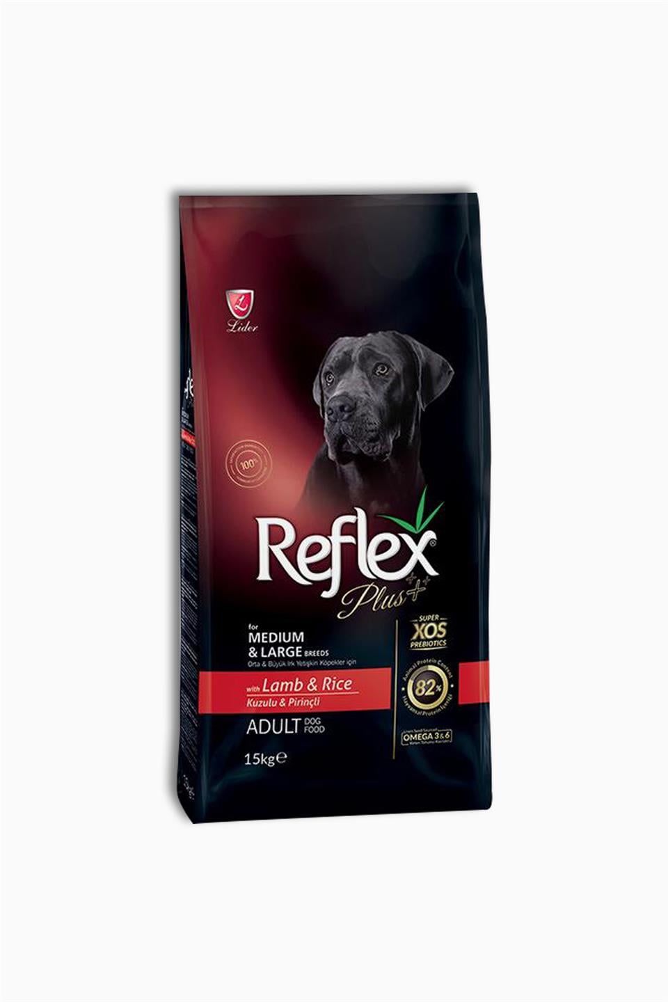 Reflex Kuzu Etli & Pirinçli Orta & Büyük Irk Yetişkin Köpek Maması 15 Kg | Reflex | Reflex Kuzu Etli & Pirinçli Orta & Büyük Irk Yetişkin Köpek Maması 15 Kg