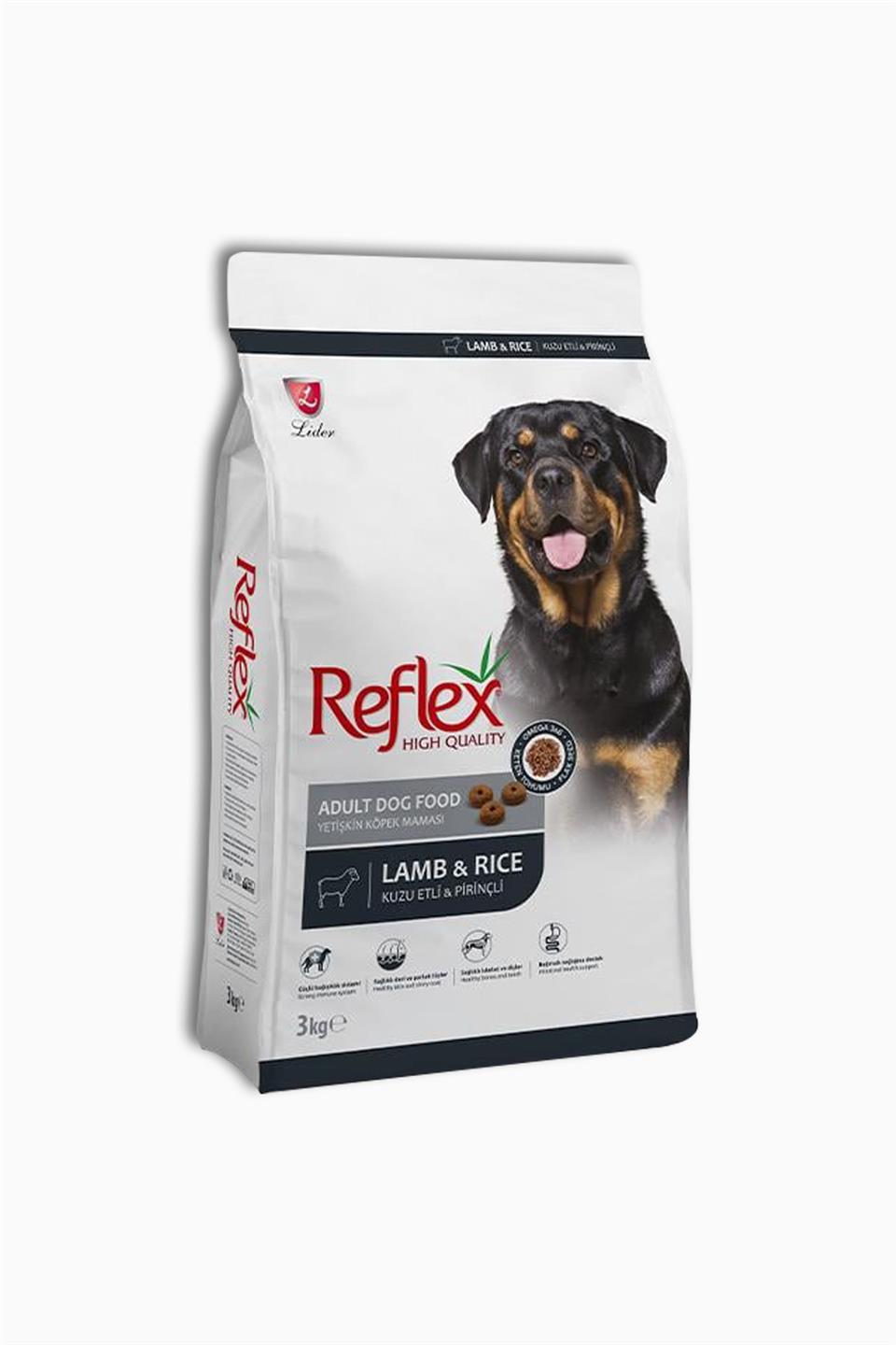Reflex Kuzu Etli & Pirinçli Yetişkin Köpek Maması 3 Kg | Reflex | Reflex Kuzu Etli & Pirinçli Yetişkin Köpek Maması 3 Kg
