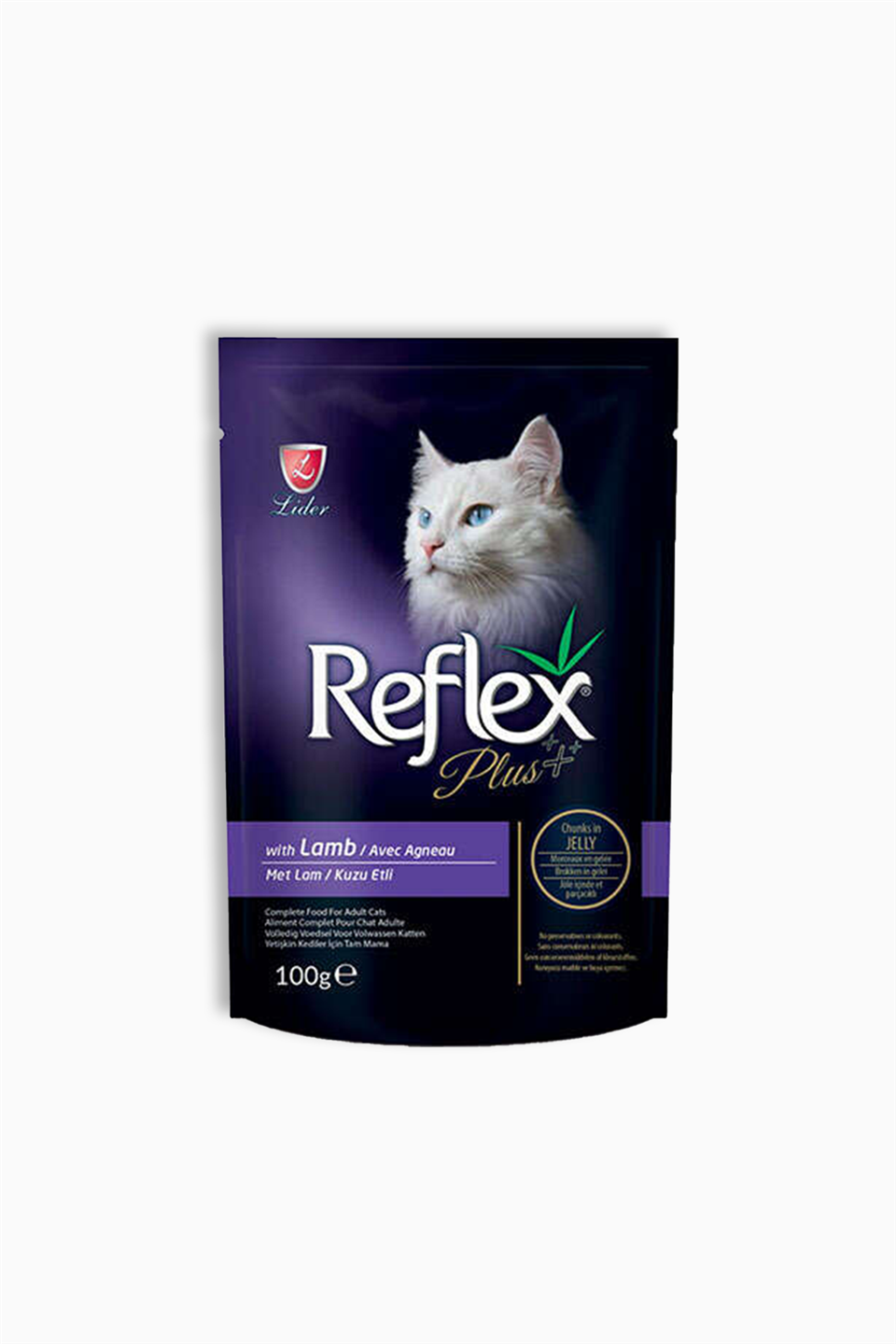 Reflex Kuzu Etli Pouch Jelly Kedi Konserve 100 Gr | Reflex | Reflex Kuzu Etli Pouch Jelly Kedi Konserve 100 Gr