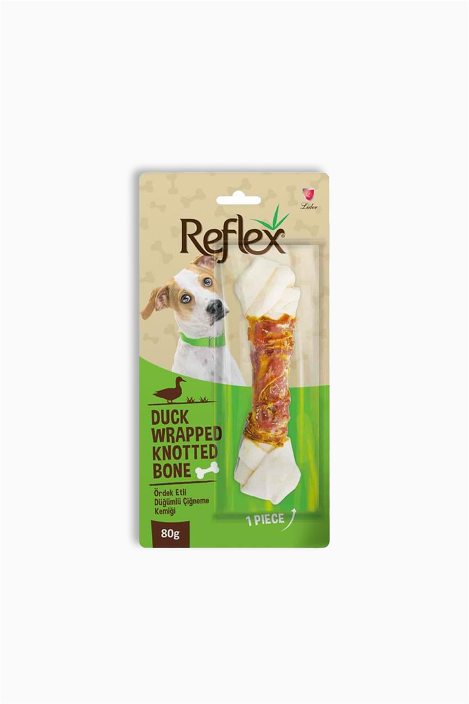 Reflex Ördek Etli Düğümlü Kemik 80 Gr | Reflex | Reflex Ördek Etli Düğümlü Kemik 80 Gr