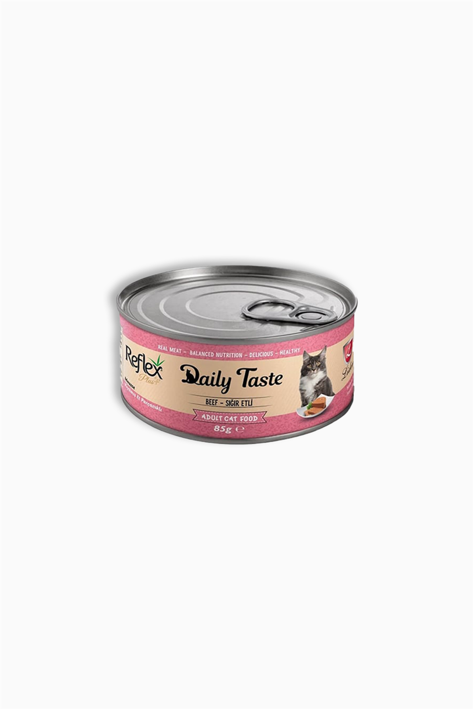Reflex Plus Daily Taste Kıyılmış Sığır Etli Kedi Konservesi 85Gr | Reflex | Reflex Plus Daily Taste Kıyılmış Sığır Etli Kedi Konservesi 85Gr