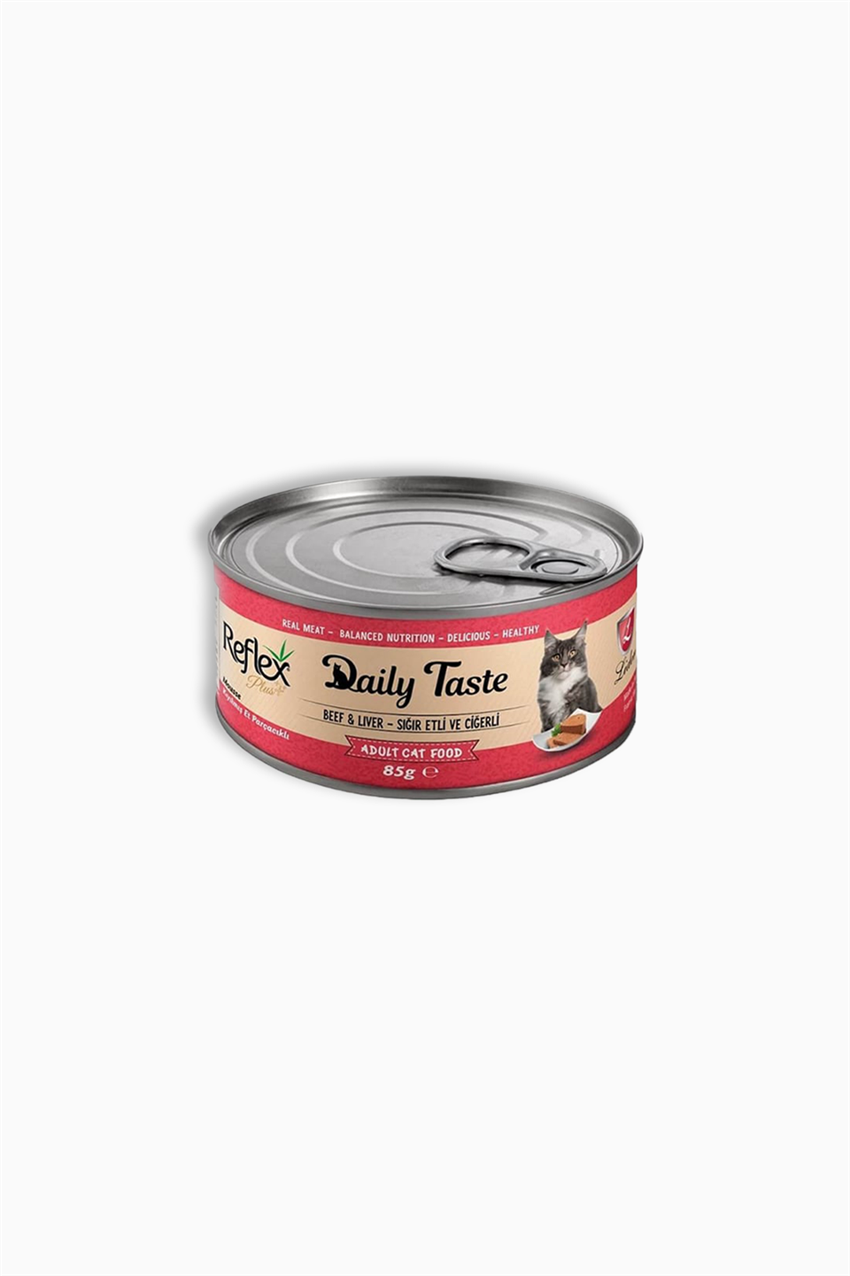 Reflex Plus Daily Taste Kıyılmış Sığır Etli Ve Ciğerli Kedi Konservesi 85Gr | Reflex | Reflex Plus Daily Taste Kıyılmış Sığır Etli Ve Ciğerli Kedi Konservesi 85Gr